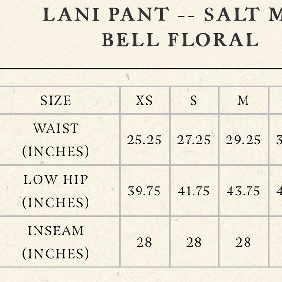 NWOT Dôen Lani Pant in May Bell Floral - Picture 9 of 9
